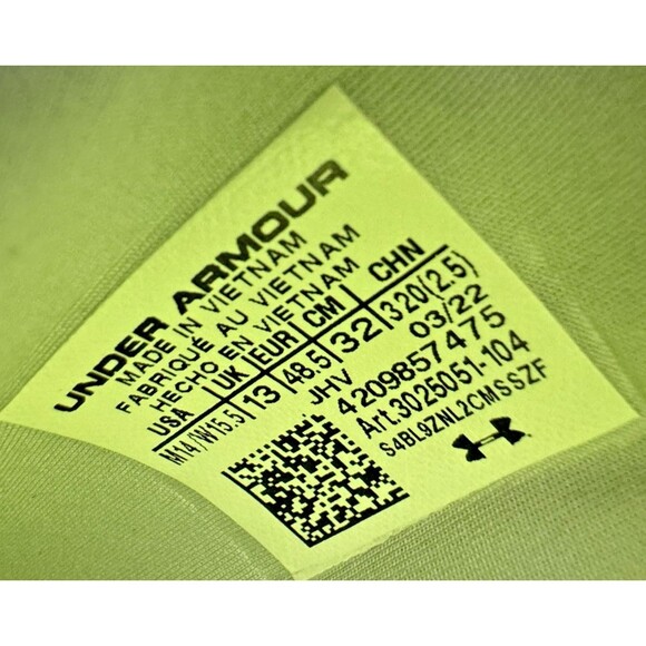 Under Armour UA Ignite Alpha Slides Sandals 3025051-104 Mens 14 Womens 15.5W New - Picture 8 of 9